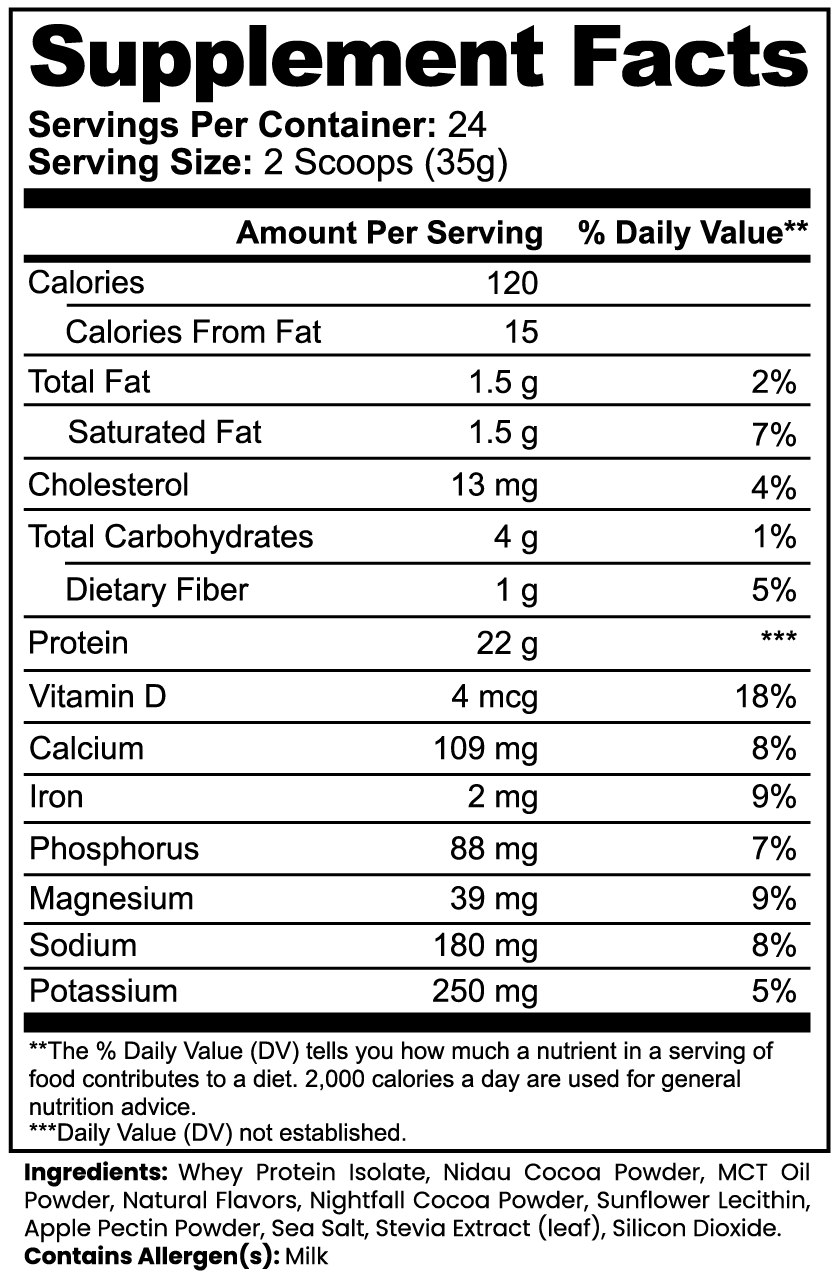 IsoPureX™ Advanced Chocolate Whey Isolate