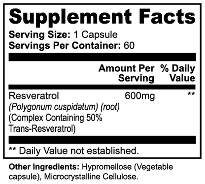 AgeShield Resveratrol™ Cellular Defense 600mg