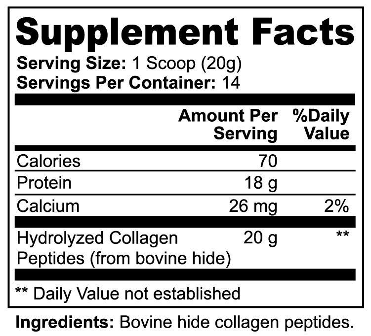 Collagen Pro+ Hydrolyzed Peptides™